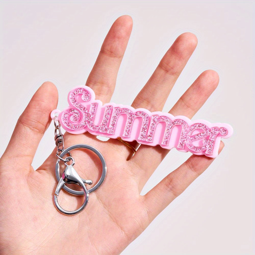 TEMU Custom Personalized Keychain / Acrylic Keychain / Valentine's Day Gift / Acrylic Name Tag / Name Tag / Gift For