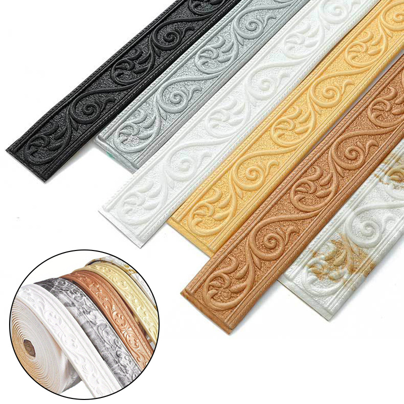 

Easy-install 3d Wall Trim - Self-adhesive Foam Molding, 3.07" X 30.18ft, Waterproof & Stain-resistant, Decor