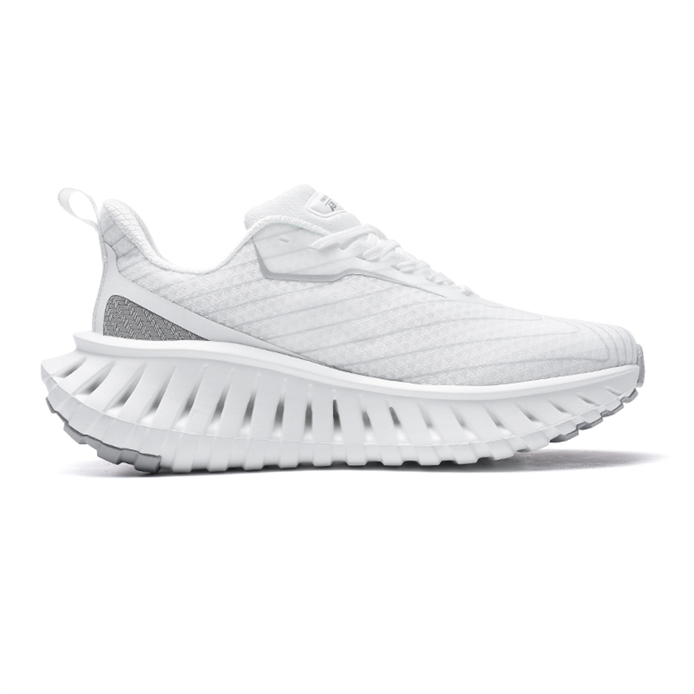 Carbon Plate Technology - Men's Road Running Shoes, Thick-Soled Casual Sneakers for Men, Comfortable and Breathable Fabric Upper, Cushioning and Shock-Absorbing MD Midsole, Slip-Resistant and Wear-Resistant Rubber Outsole, Low-Top Lace-Up Closure
