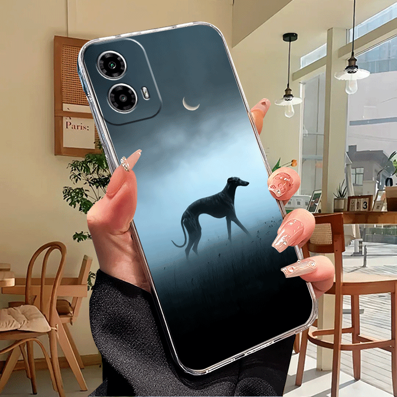чехол для телефона - чехол собака грейхунд для motorola g10 g13 g14 g20 g22 g23 g30 g32 g42 g50 g52 g53 g54 g60   g62 g71s g72 g73 g82 g84   e13 e20 e22i e32s edge 20 30 40 + 2023   play 2023 высококачественный прозрачный защитный чехол из тпу