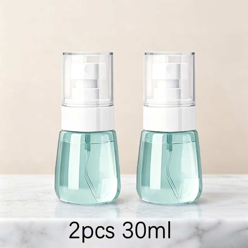 TEMU 2pcs Portable Spray Bottle With Dispensing Design For Travel, Perfume, And Skincare Storage