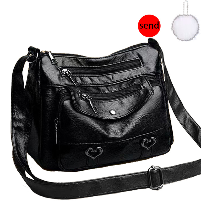 TEMU Lady Crossbody Bag - [1 Bag   1 Pendant] Unisex Multicolor Options For Phone, Wallet, Umbrella, And Water Bottle - Perfect For Daily Commutes
