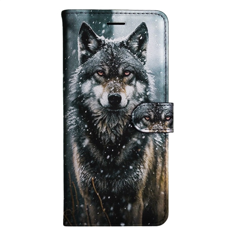 TEMU Phone Case - Wolf Magnetic Flip Wallet Case Card Holder Stand Sutible For Note S8 S9 S10 10 S20 20 S21 S22 S23 S24 S25 S5 S6 S7 4 J5 J7 A5 8 A8