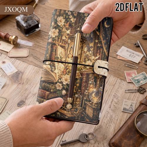 1 adet 2d düz vintage kütüphane kelebek kapaklı yeniden doldurulabilir günlük, eski kitap kelebek desenli baskılı liçi taneli kaplama, elastik bant kapatma, 6 halkalı gevşek yaprak , çıkarılabilir i̇ç sayfalar, okuma not alma, kitap koleksiyoncusu, doğum günü hediyesi