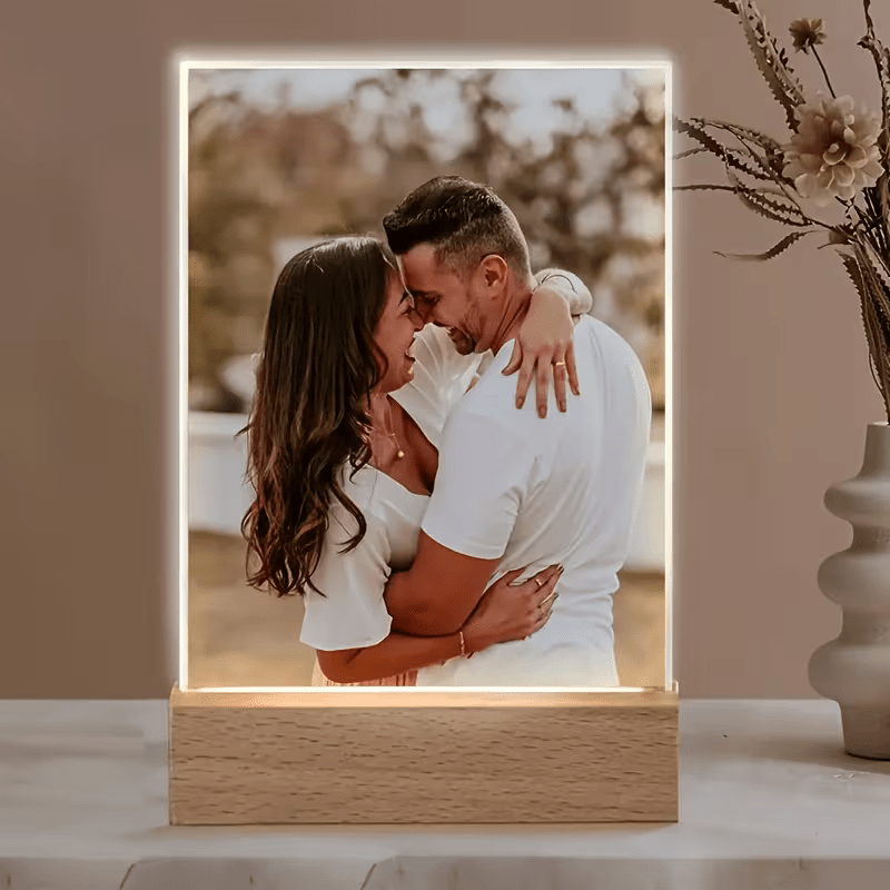 Personalized Photo Frame with Custom Picture & Text