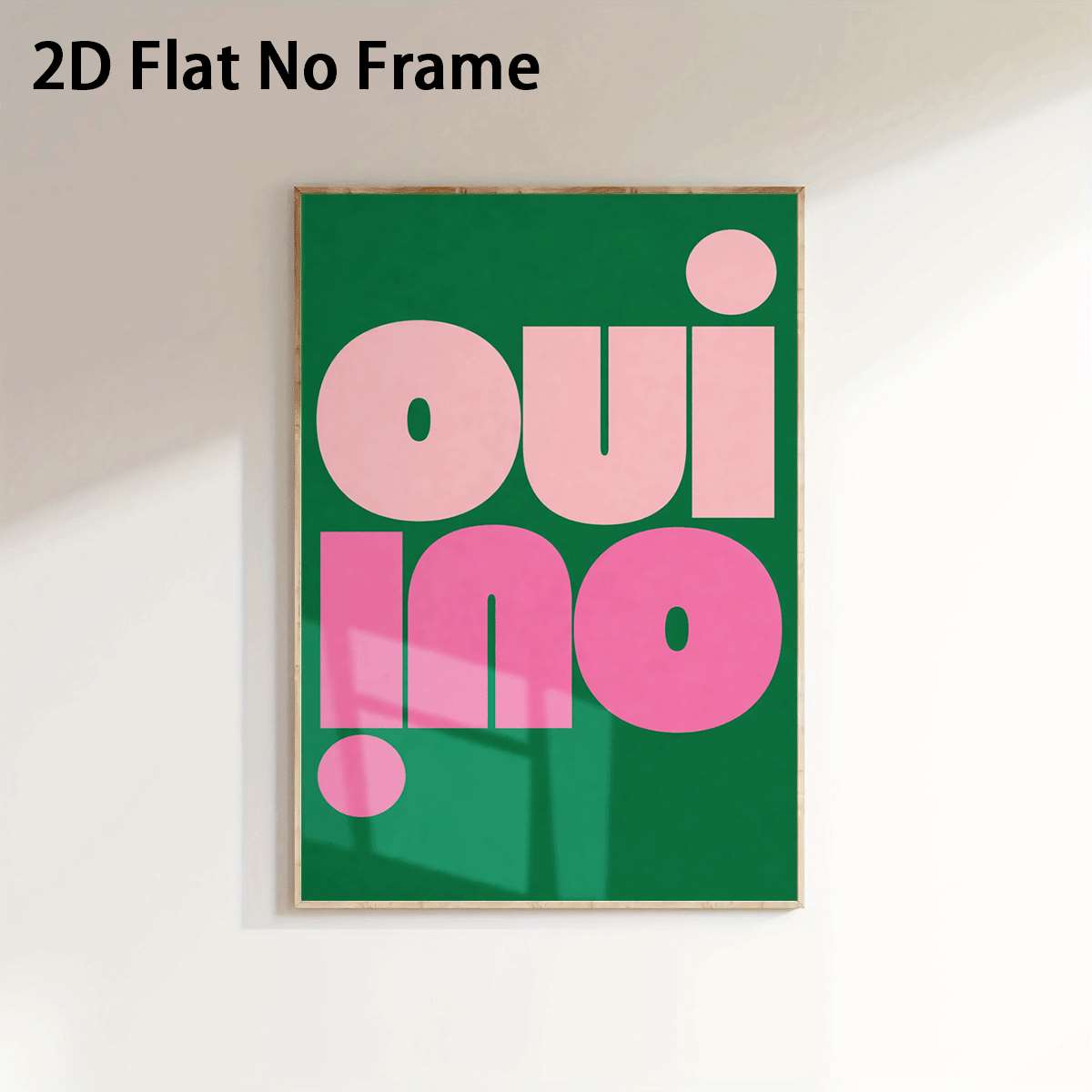 TEMU 2d Flat, 2d Flat, 1pc 2d Flat Art Featuring Abstract Quotes, Designed In A Mid-century , Suitable For Wall Decoration. This Unframed Canvas Art
