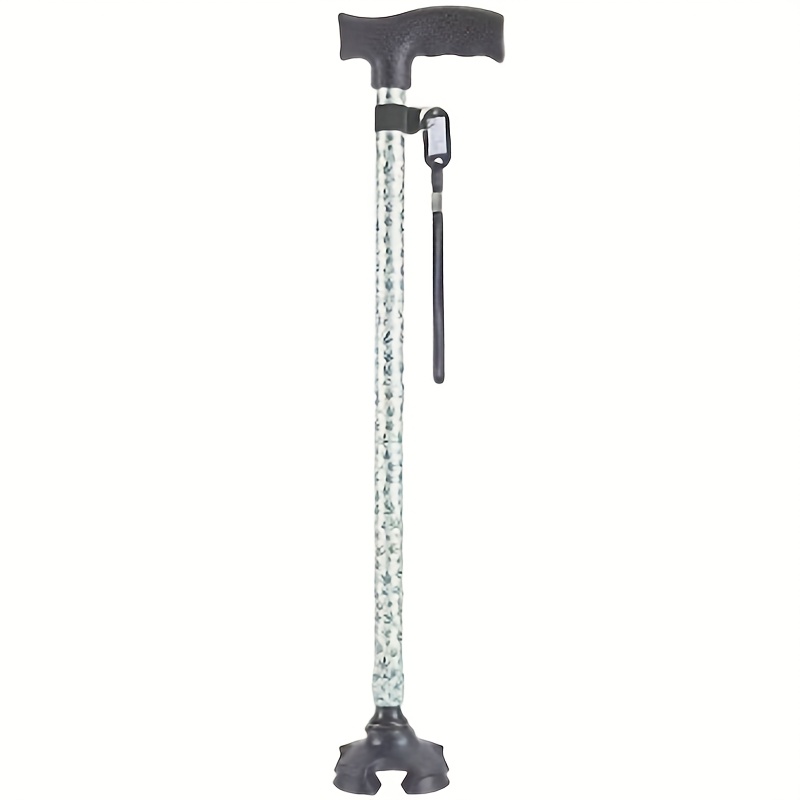 Emergency Card and Anti-Slip Shock Absorption Cane