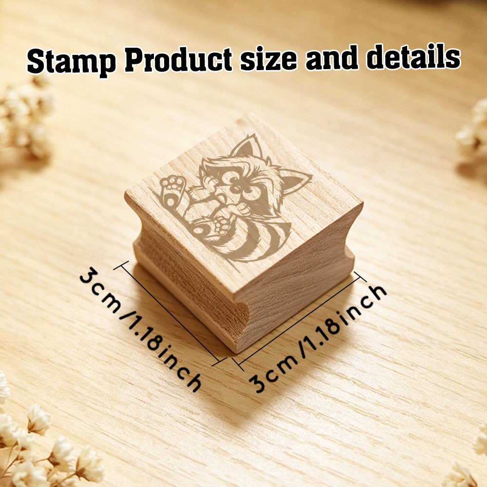Wood Stamp for Journaling, Teacher Gifts, DIY Crafts