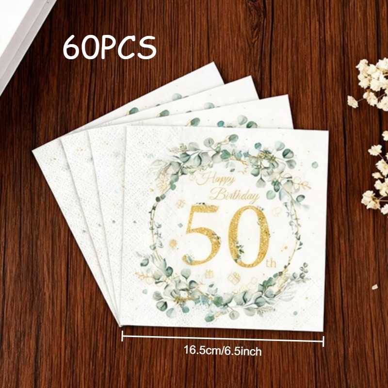 TEMU Items For Parties And Everyday Use Themed Around 50th Birthday Celebrations, Such As Eucalyptus, Enhance The Festive Atmosphere And Improve