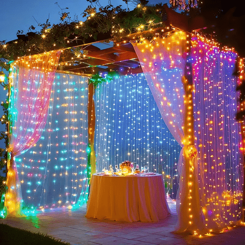 300 200 100 led tale curtain light provides stage effects usb power supply 8 flashing usb plug christmas string pendant light suitable for bedroom courtyard living room garden wedding party gifts birthday parties christmas