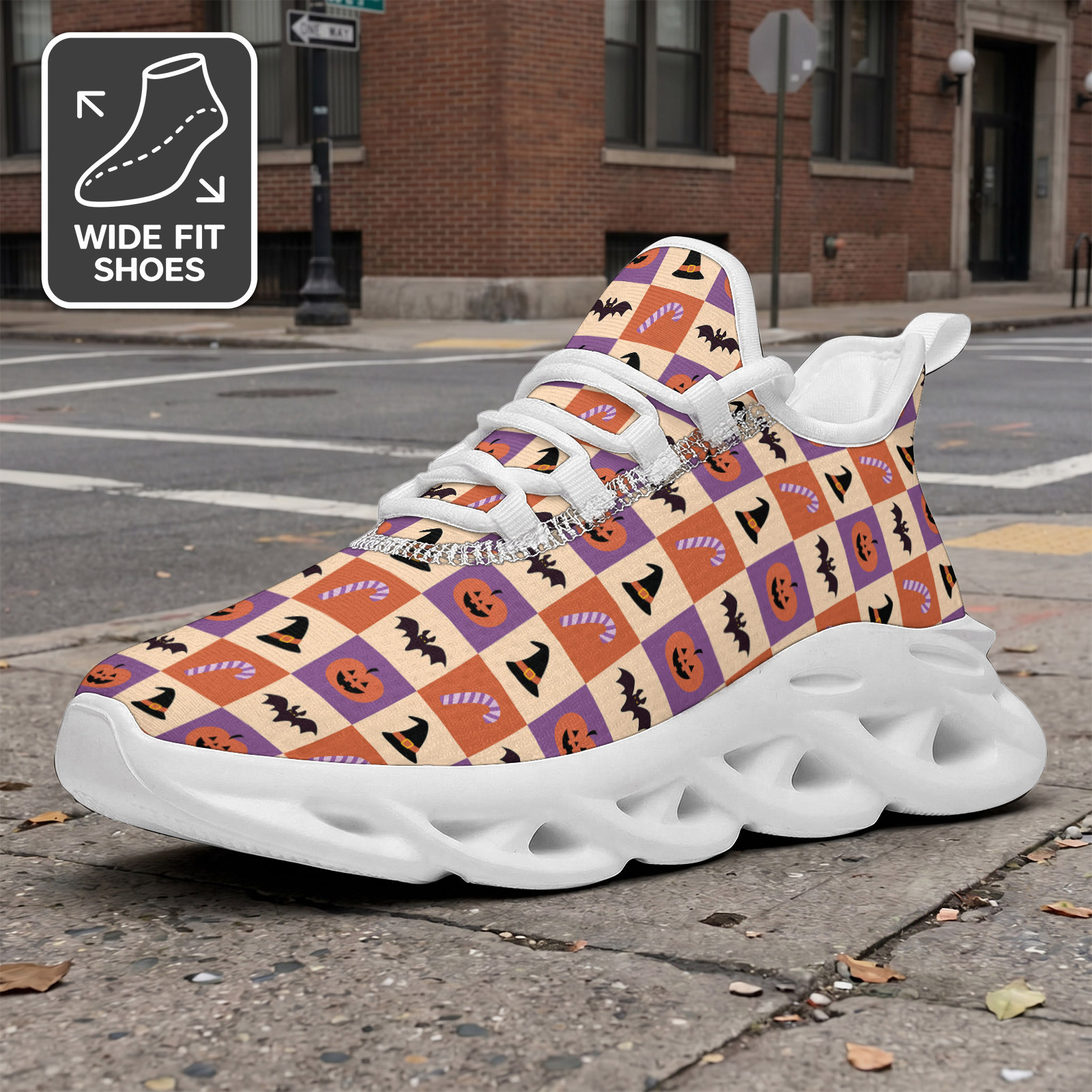 Men's WIDE FIT Breathable Lightweight Running Shoes