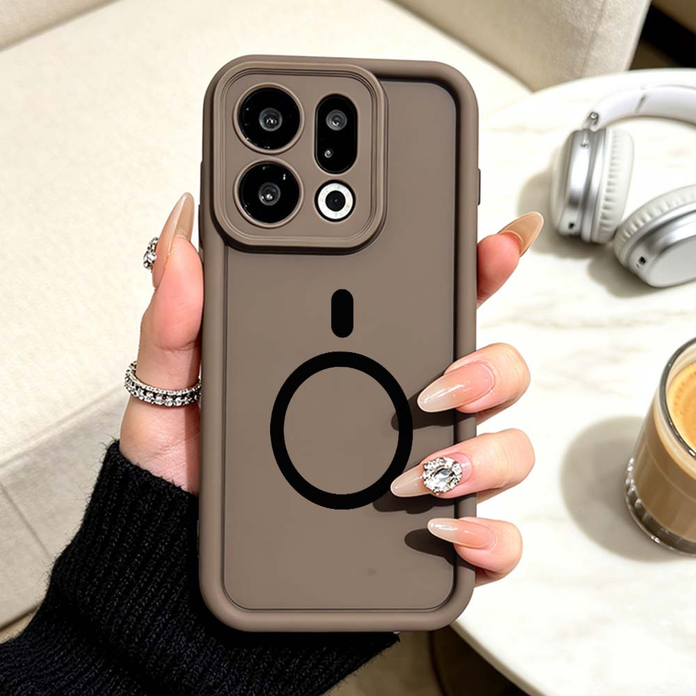 TEMU Phone Case - 1pc Easy Circle Popular Art Charm Style Soft Phone Case For Oppo Find X9 X5 X3 F31 F23 F21 K14x K12 A17k A16 A16e A16s A11 A11x A6