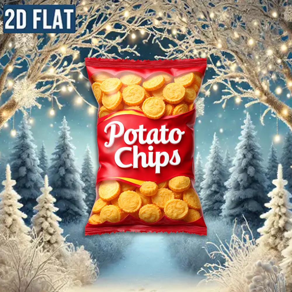 TEMU 1pc Potato Chip-shaped Magnet- Crunchy Snack Design With Realistic Golden Wedge Magnets, Acrylic And Rubber Fridge Magnets For Foodies, Birthday