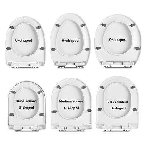 multi specification toilet lid u v design fits most standard toilets release function for stable and non shaking after installation made of thickened high strength material for