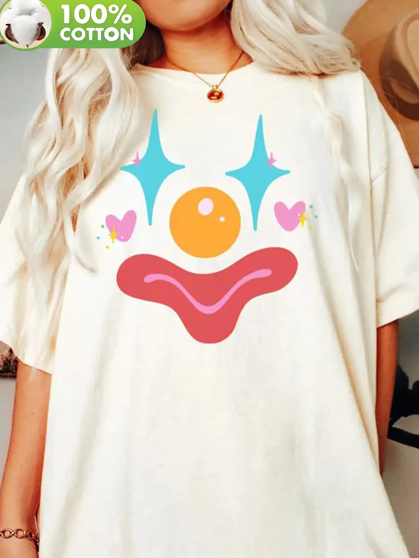clown shirt sold on Temu United States