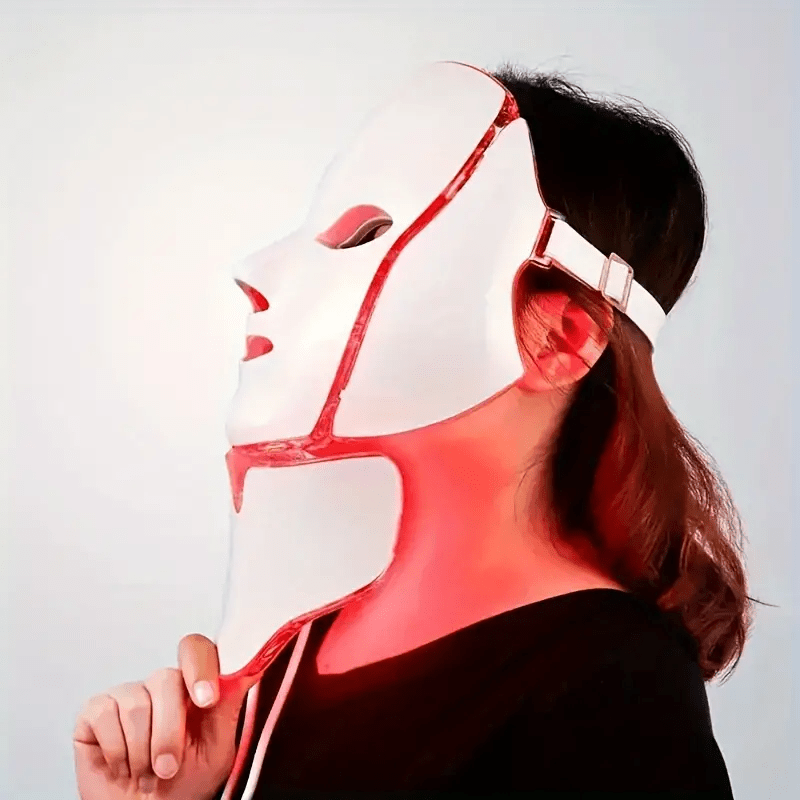 LED Red Light Beauty Device Facial Mask