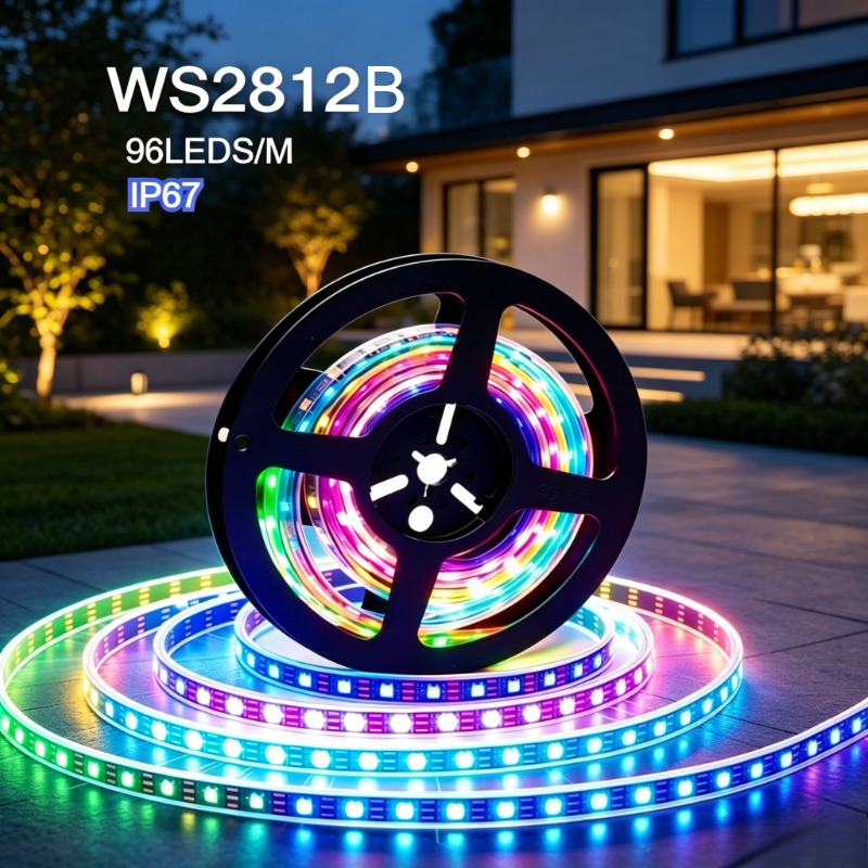96 LEDs/M LED Strip Light, Adjustable Color Temperature