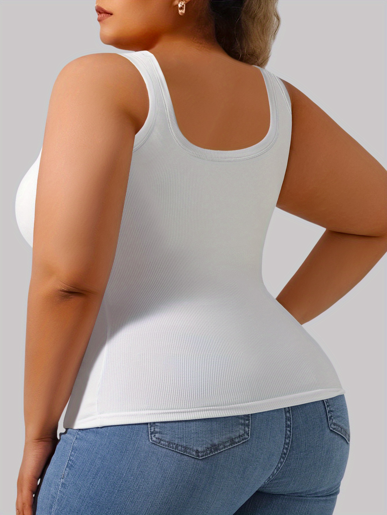 womens plus size graphic tank top built in bra cute Temu Mauritius