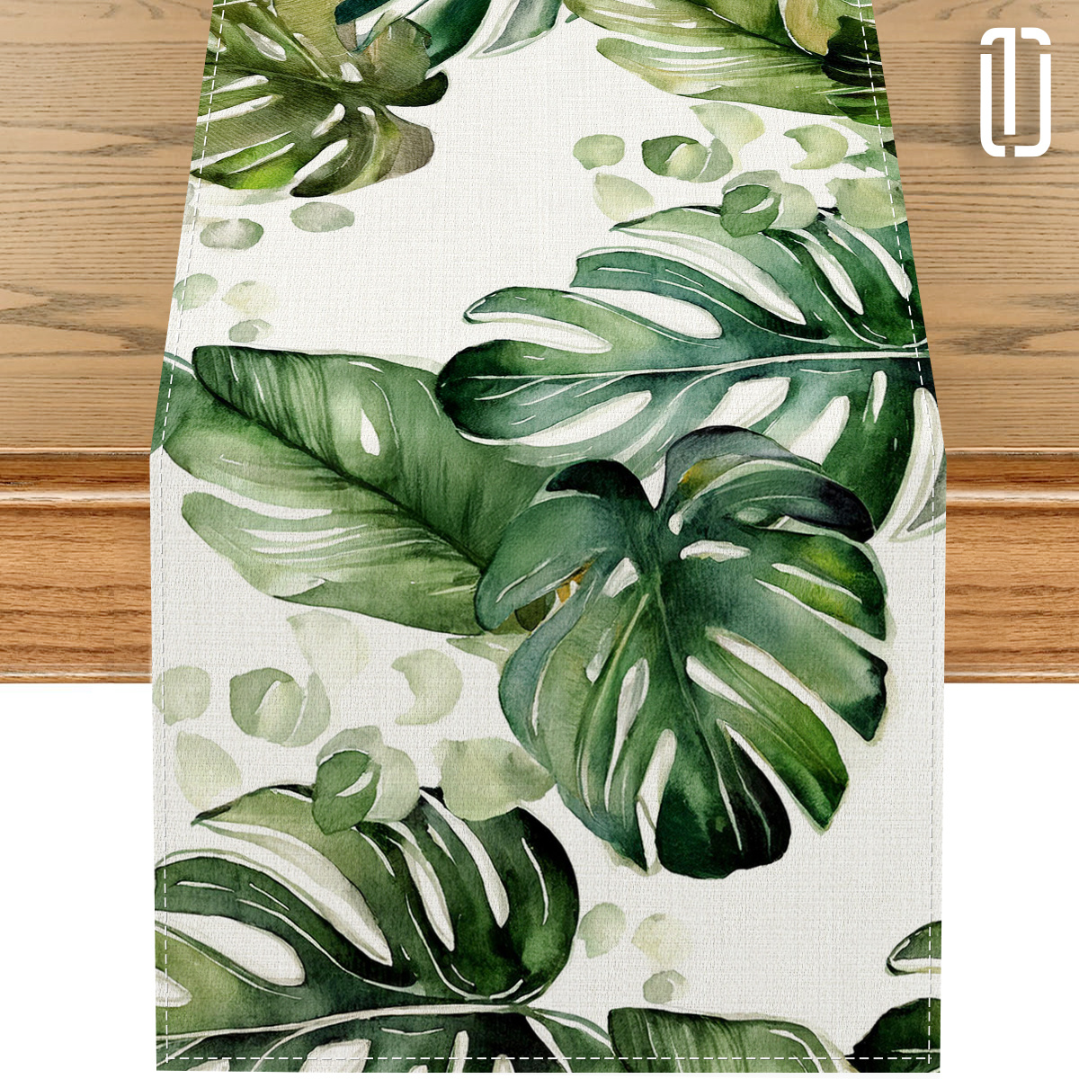 TEMU 1pc, Leaves Pattern Table Runner, 72 Inch Polyester Holiday Party Table Decor, Home Kitchen Decor, Home Decor, Gift