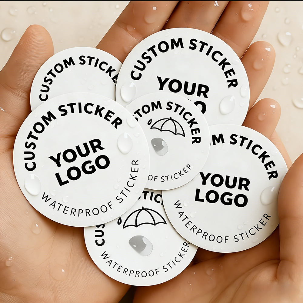 52 120 220pcs 1 18 1 57 1 97 2 36 2 76 3 15 3 54 3 94 4 72 inch custom personalized stickers with your own images and text personalized labels   round stickers suitable for packaging wedding gifts party events signage thank you birthdays milk