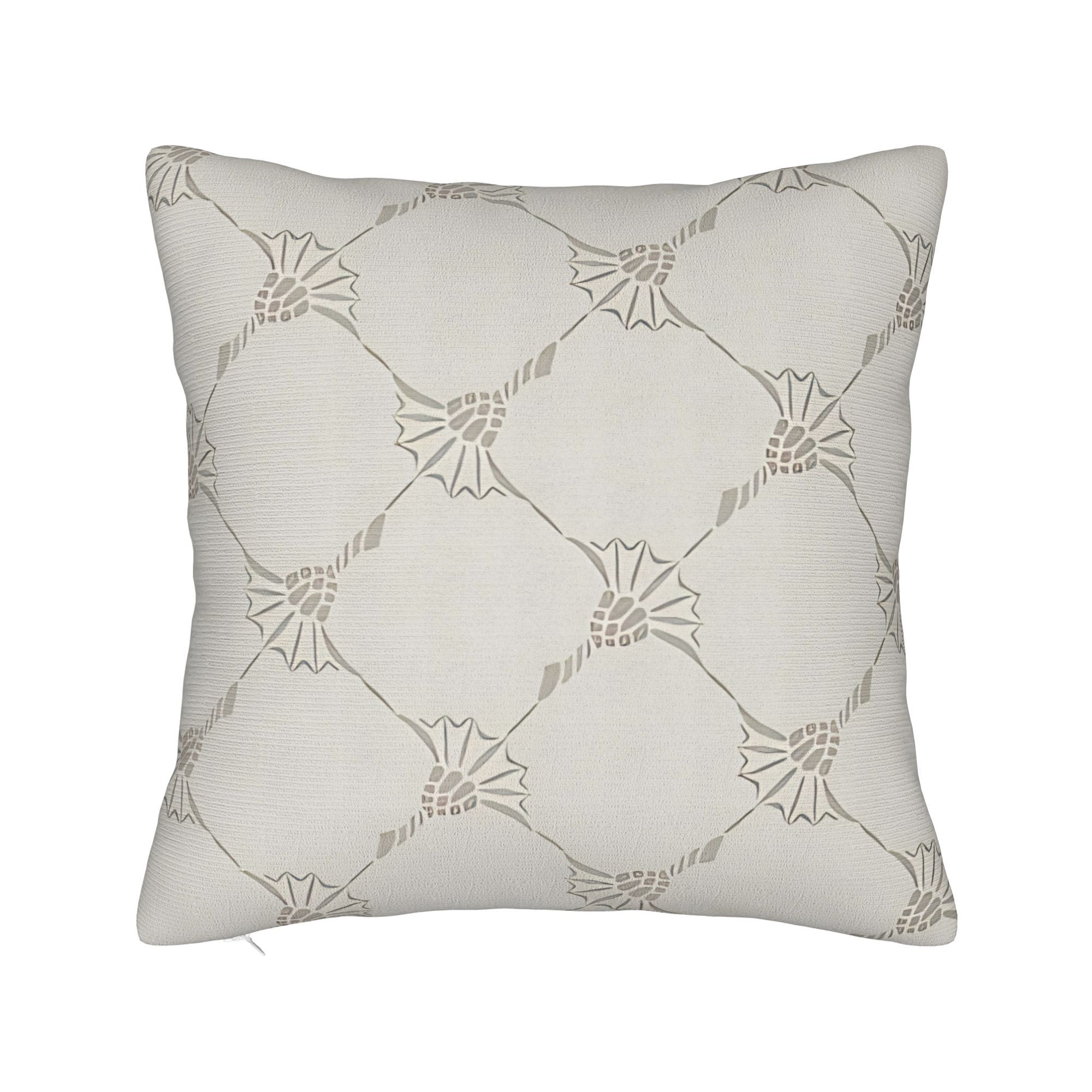 E-shop Helle Thistle Farbton Geometrisches Nahtloses Muster 1, Kissenbezug mit Reißverschluss, Maschinenwaschbar, Geeignet für Sofa, Bett, Hof und