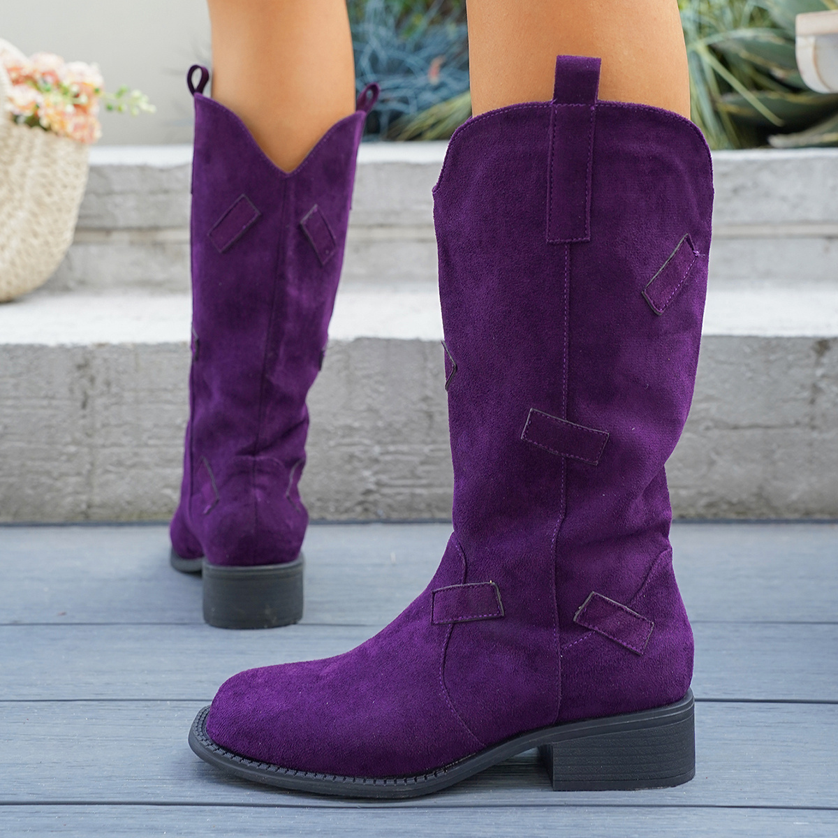 ミドルブーツ PARIS TEXAS Women Boots PX501XLTM3VIOLET Purple PARIS TEXAS - Lilac leather boots | Leam Roma - Luxury