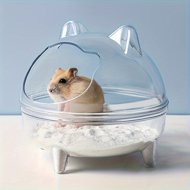 Hamster Substrate Dish Hamster Sand Bath Box - Clear Acrylic Pet ...