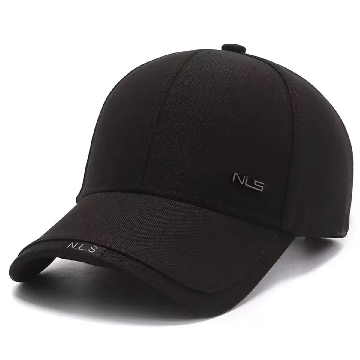 TEMU Men's Nls Baseball Cap Outdoor Adjustable Fashion Casual Hat Suitable For Spring Autumn Travel Beach Party
