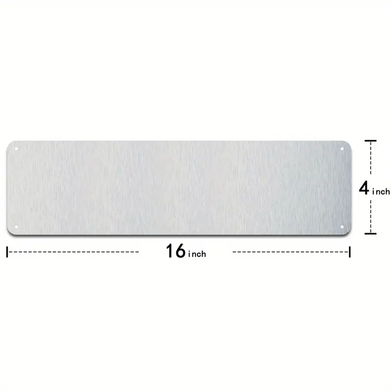 TEMU 2d Flat - Flat 2d, 1pc Of A 4x16 Inch Aluminum Metal Sheet, Measuring 40cm By 10cm, Designed With A Metal And High-definition Uv Printing, Ideal