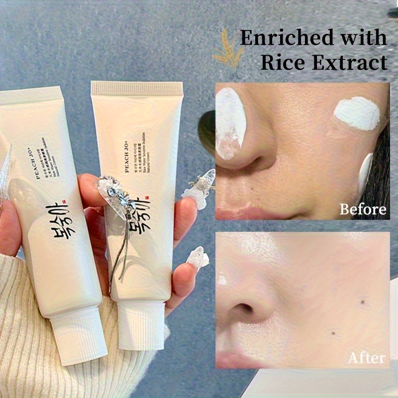 rice water moisturizing makeup free moisturizing cream non medium coverage lightweight formula contains hyaluronic acid and willow extract rich in rice extract suitable for face and   light beige types light beige  