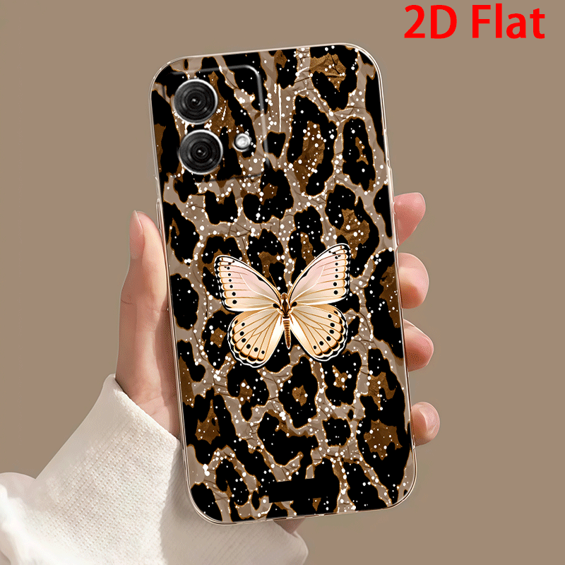 TEMU Phone Case - Leopard 2d Printed Pattern Phone Case Suitable For Moto Edge 20 30 40neo 50 + 2023 Moto G 5g 2023 2024 G Power 2025 G05 G13 G14 G15