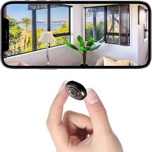 aszxc1a ultra thin 0 7 inches 2025 major upgrade mini full hd wifi camera with wireless indoor outdoor use motion sensor and connection suitable for elderly care home office room monitoring