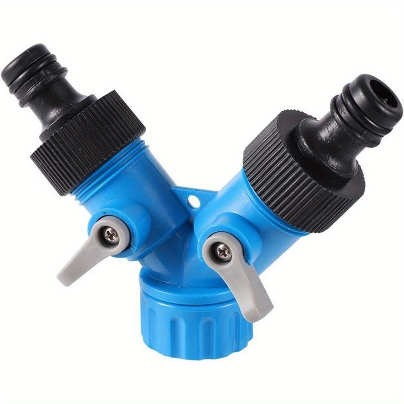 3/4\'\' Female Thread Shunt Valve Y-shaped Quick Connector Garden Irrigation System Water Splitter Car Washing Water Controller