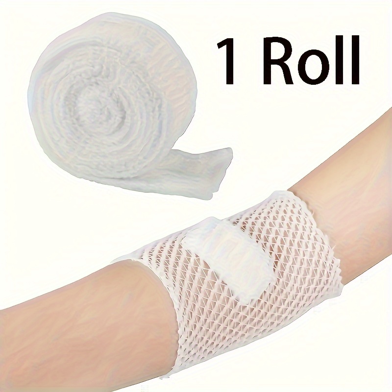 1 Roll Breathable Mesh Sports Band - Tubular Design, Provides Stable Support, Moisture-wicking, , Ideal For Fitness, Lightweight Wrap, Flexible Material, Essential For Fitness Enthusiasts