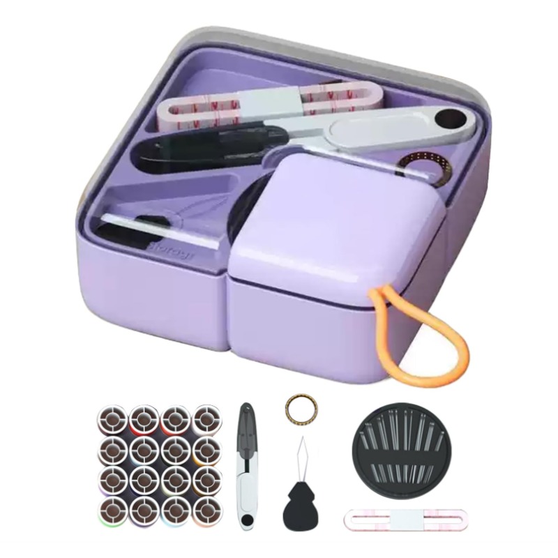 household needlebox high quality portable multi functional practical hand sewing   sewing tools   bag storage box Product details 1