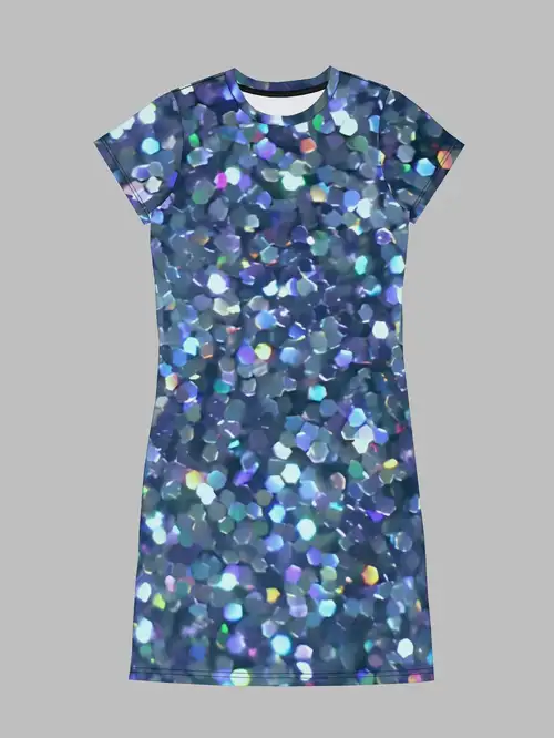 iridescent t shirt dress Making Memories T Shirt Dress