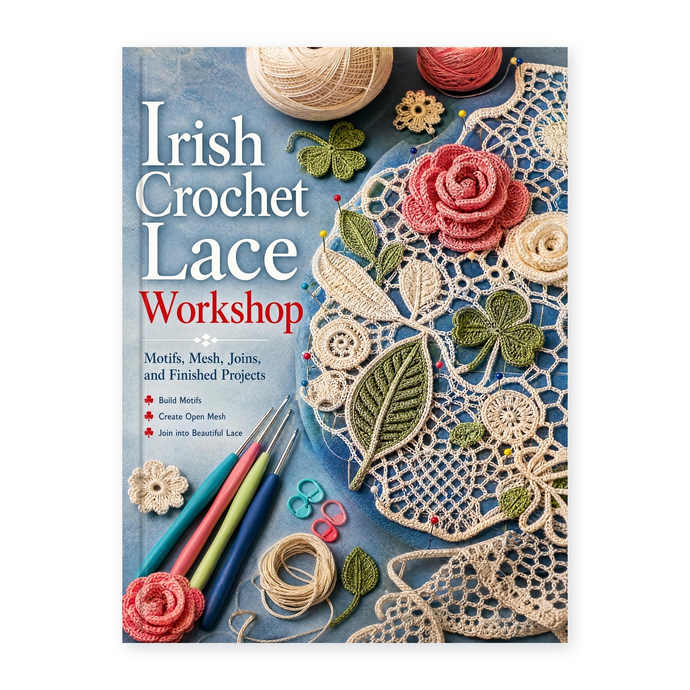TEMU Irish Crochet Lace Workshop - Motifs, Mesh, Joins, And Finished Projects Holiday Gift