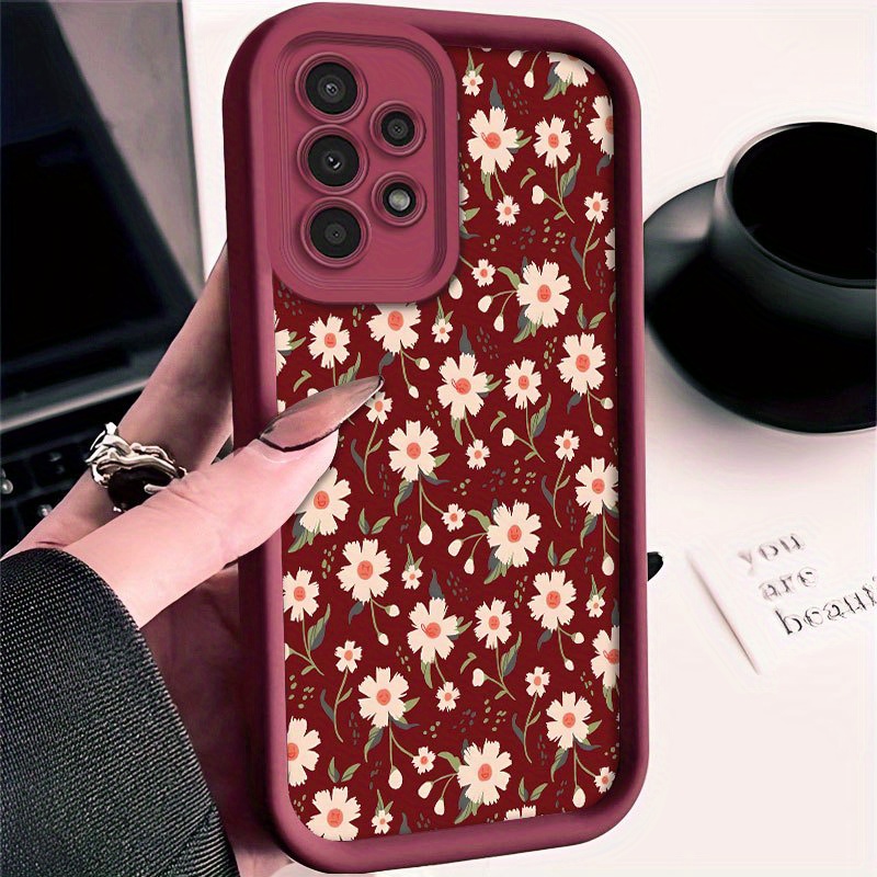 TEMU Phone Case - Retro Background Small Floral Pattern Phone Case For Galaxy A01/a02s/a03/a03s/a05/a10s/a11/a12/a13/a14 5g/a15