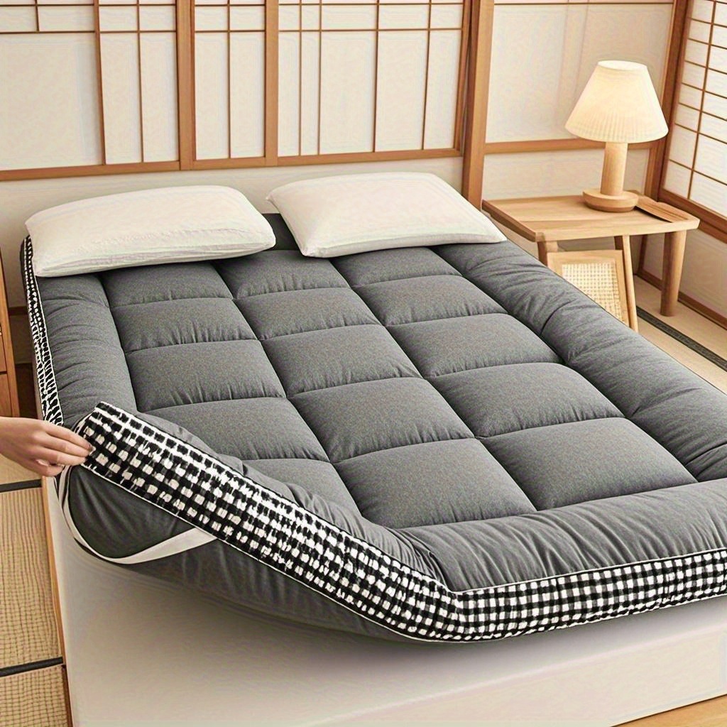 TEMU Roll Up Mattress Soft, Foldable & Breathable, Thick Tatami Mat Sleeping Pad, Easy To Store, Sleeping Pad For Floor, Guest, Bed, Sofa, Roll Up