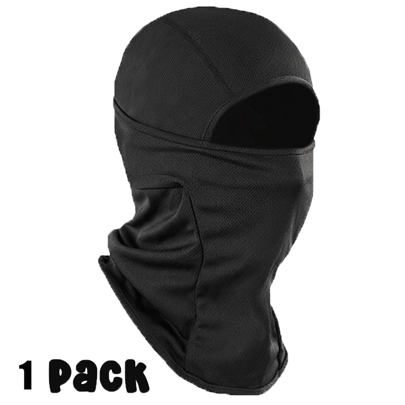 Image of S Size Quick Drying Balaclava Sweat Absorption Breathable Motorcycle Liner Dustproof Riding Full Face Mask