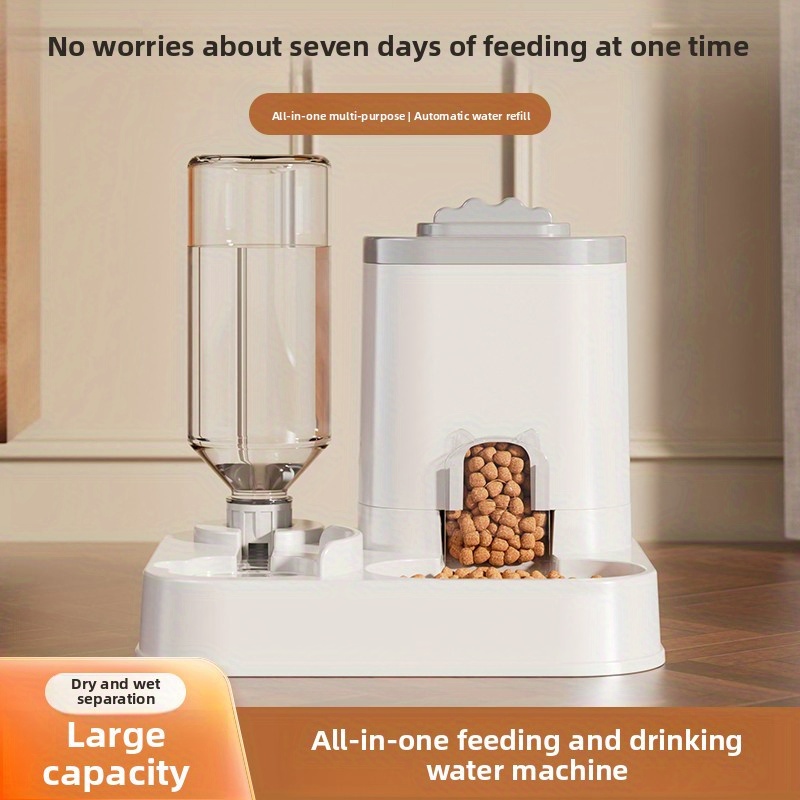 Dispensador Automático Pet Premium 10L – Detalhe do uso para cães e gatos - Caprili Shop