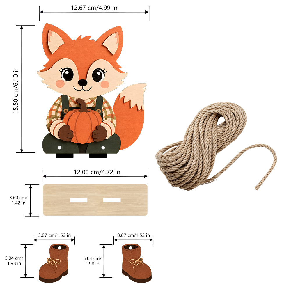 TEMU 1 pz in Legno, di Animale con Gambe Pendenti, Ornamento da Tavolo in Stile Autunnale, per , Decorazioni per la Casa, Regalo Decorativo per Feste