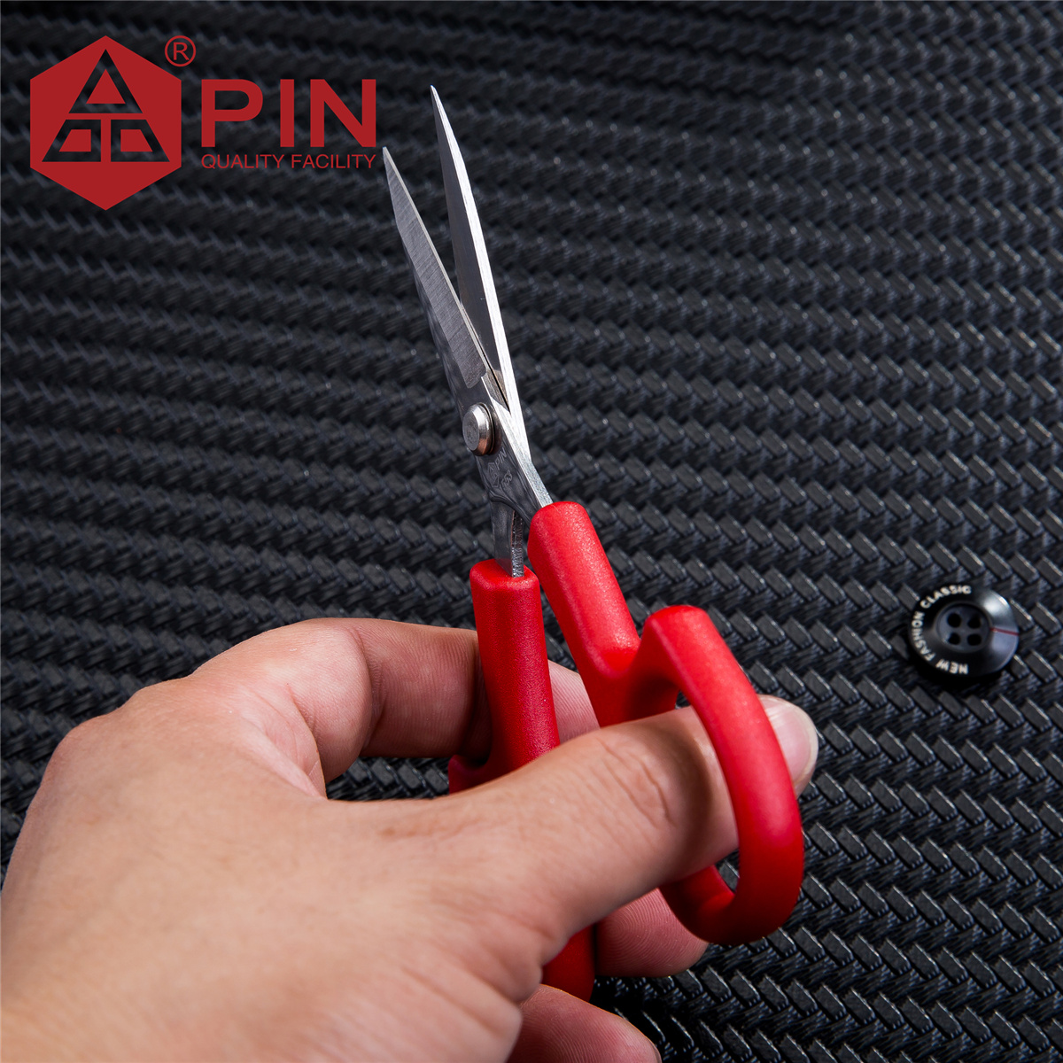 TEMU Forbici da con punta curva affilata PIN, taglierina per applicazioni, strumento di cucito di precisione per punto croce, rifilatura da , taglio
