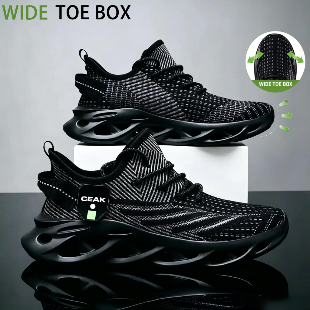 Men's Plus Size Wide Toe Casual Athletic Shoes