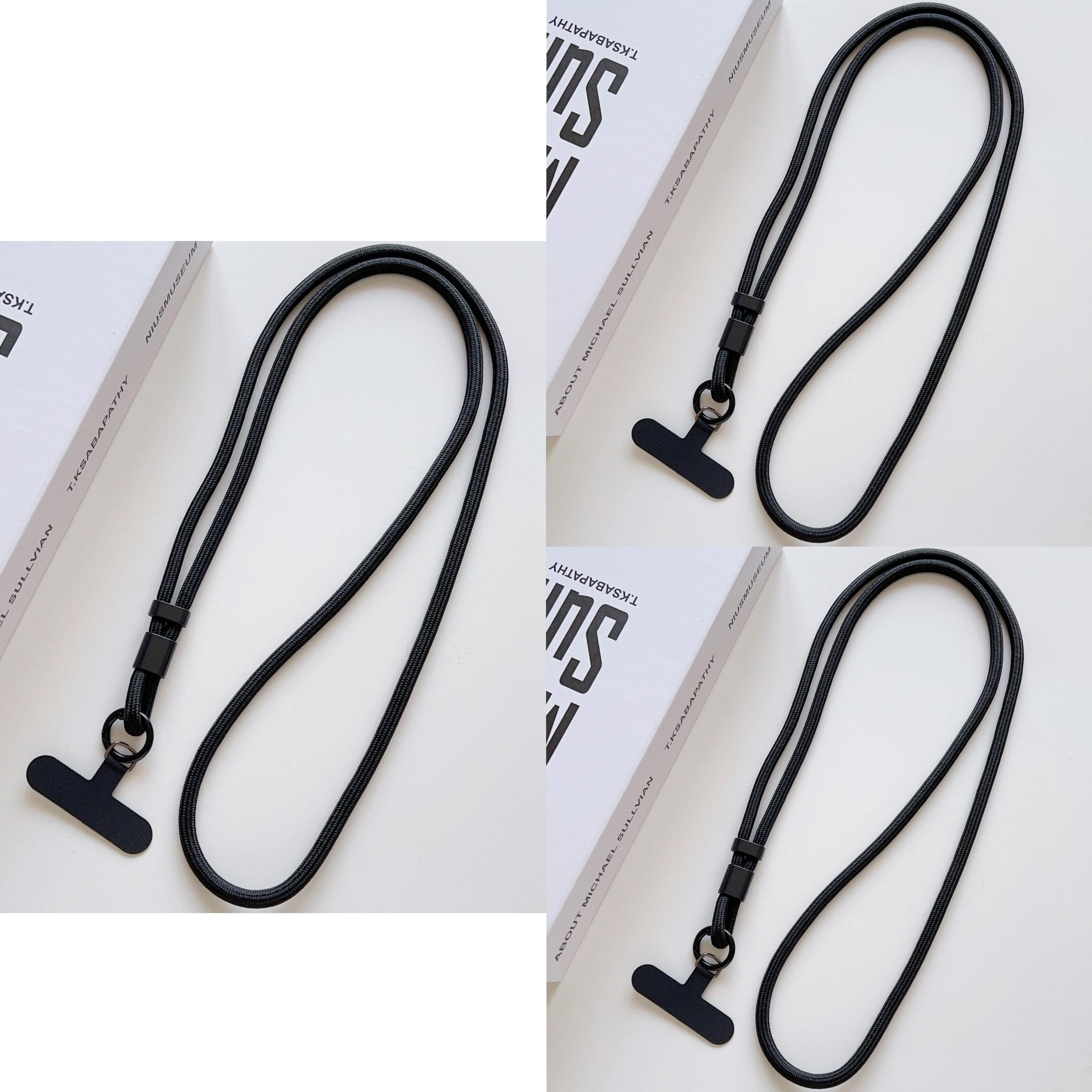 E-shop 3er-Pack Verstellbare Polyester Lange Handy-Lanyard Halskette | Abnehmbarer Haken, Geeignet für Outdoor-Sport, Reisen und Täglichen Gebrauch |