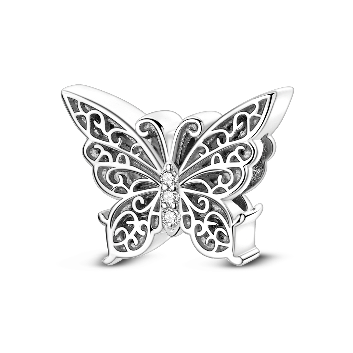 Vintage Openwork Charm Bead Fits Original Bracelet Necklace, Retro Jewelry Gift For Antique Style