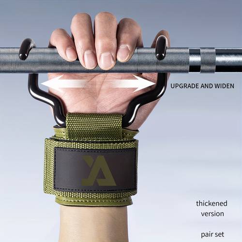 thickened pull up assist hook with wrist sponge hook for stability and extended hook and loop fastener fit