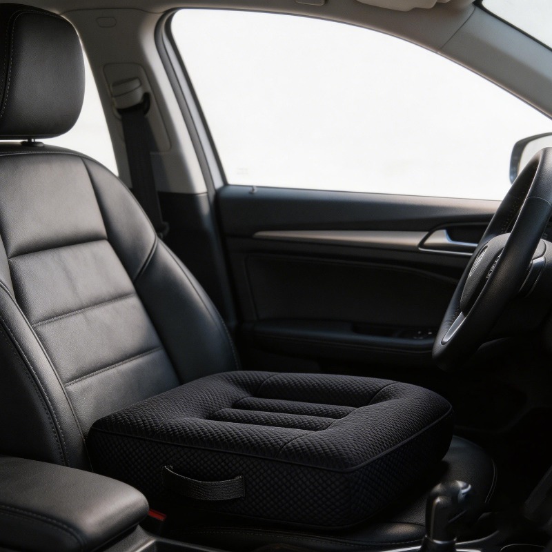 adult height increasing cushion 16 inches by 16 inches 4 inches thick suitable for shorter drivers   cushion for office chairs car safety seat cushion ideal for driving Product details 2
