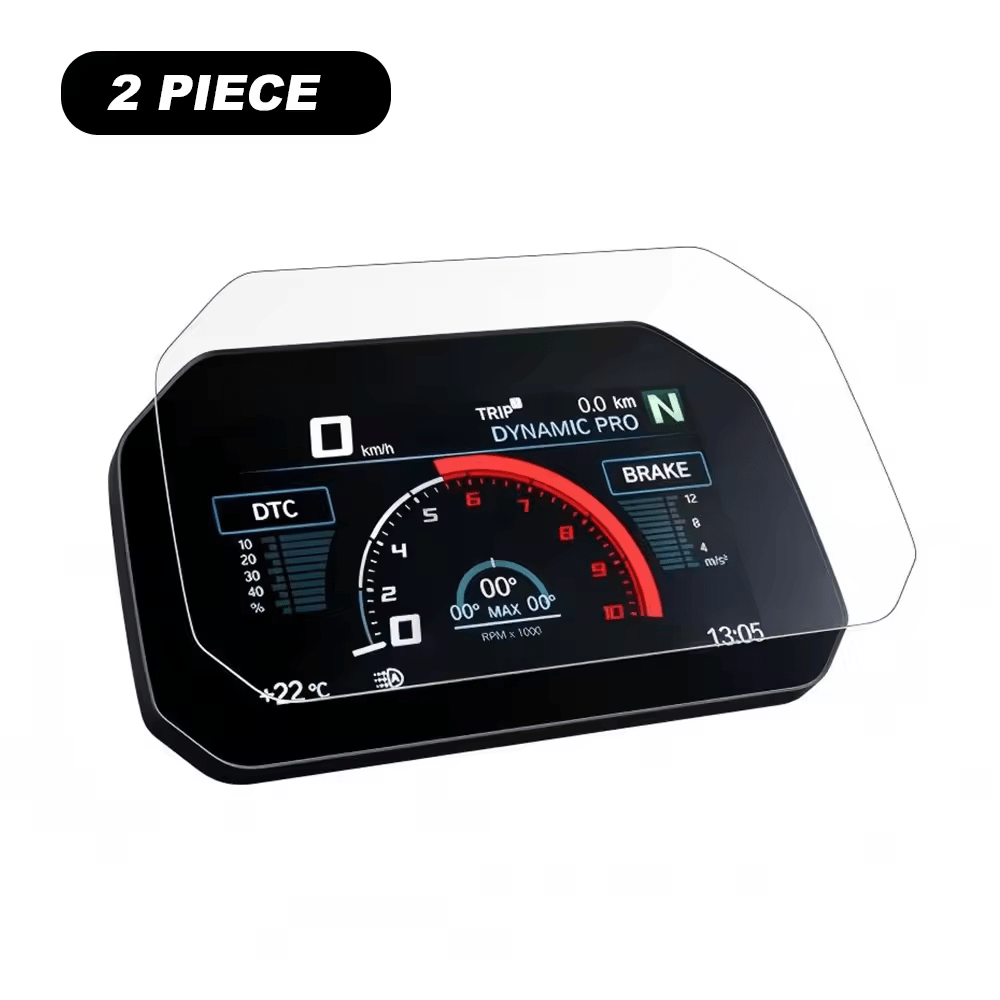 TEMU Pellicola per strumenti per moto per BMW R1250R R1250RS F900XR F900GS F800GS M1000RR Pellicola di protezione per display TFT