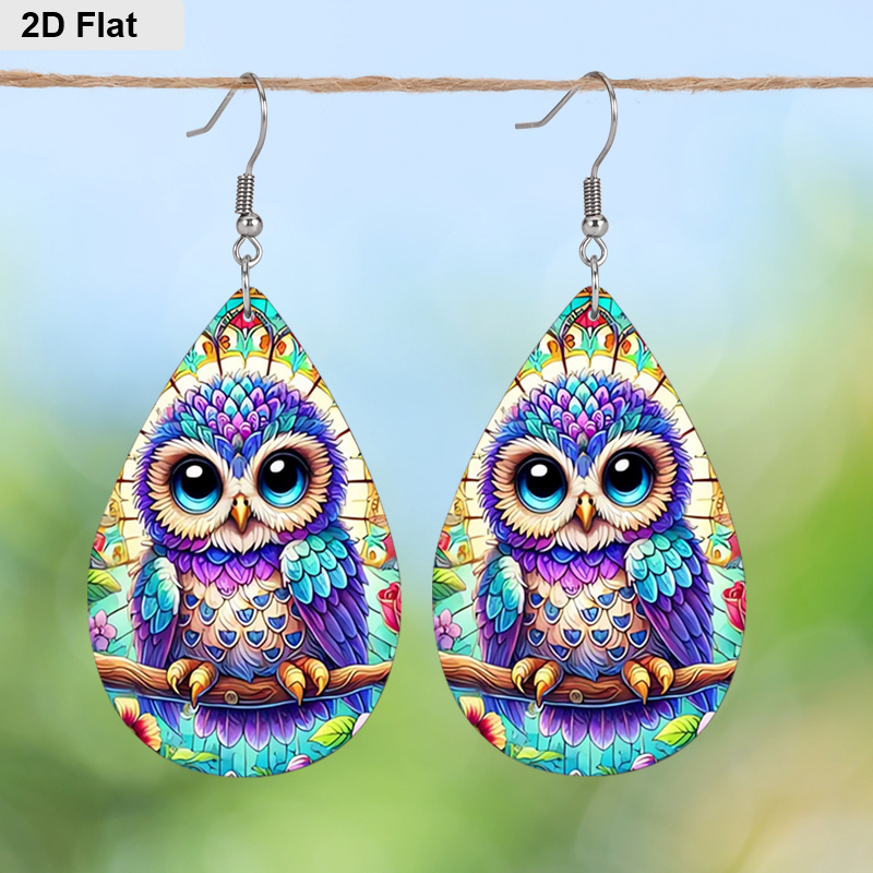 WEVENI Acrylic Christmas Cute Candy Corgi Dog Earrings Drop Dangle Animal Jewelry For Women Girl Pet
